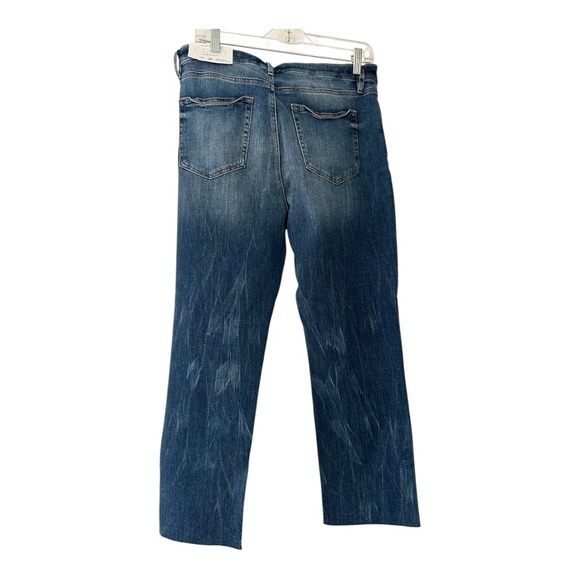 LOFT High Waist Straight Crop Jeans - Picture 2 of 8